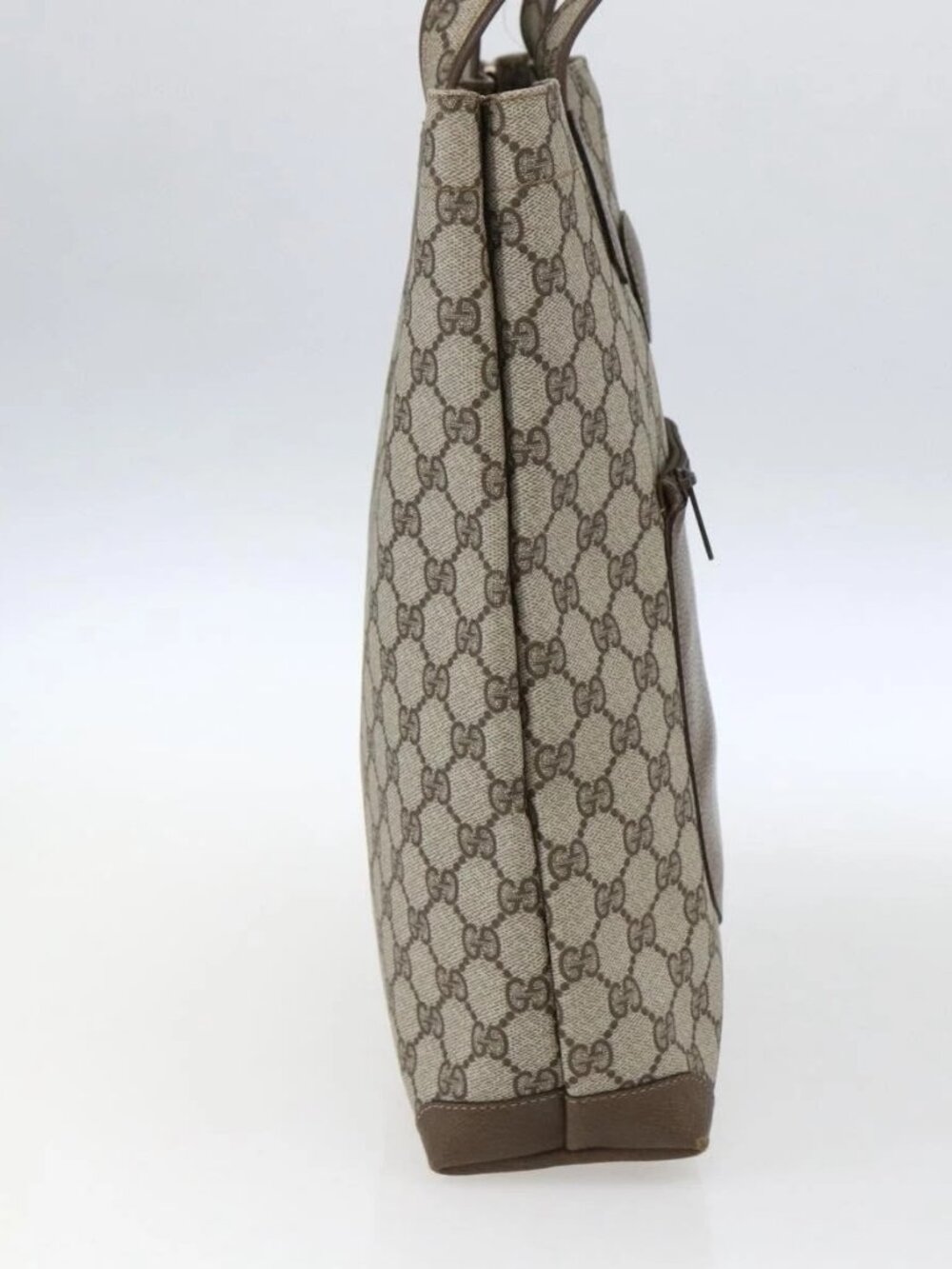 GUCCI GG Supreme Tote Bag PVC Beige Gold 002 103 1301 Auth ka2063 - Picture 4 of 16
